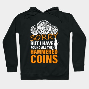 Funny hammered coin, metal detecting rally Hoodie